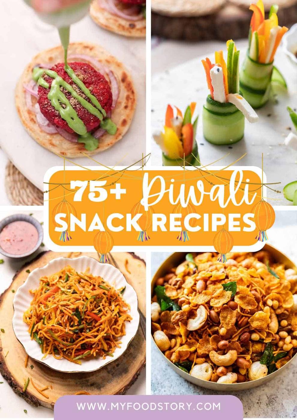 75+ Veg Diwali Snack Recipe Ideas