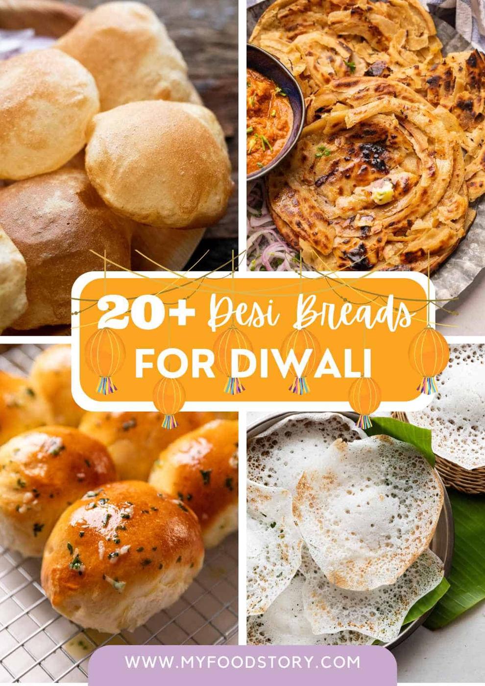 25 Vegetarian Indian Breads for Diwali