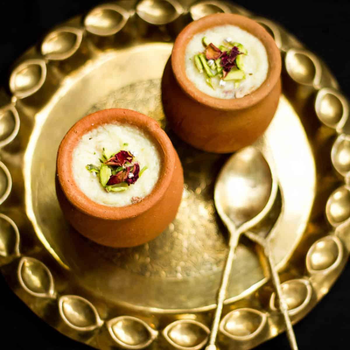 Mum’s Gulab Phirni (Rose flavoured rice pudding)