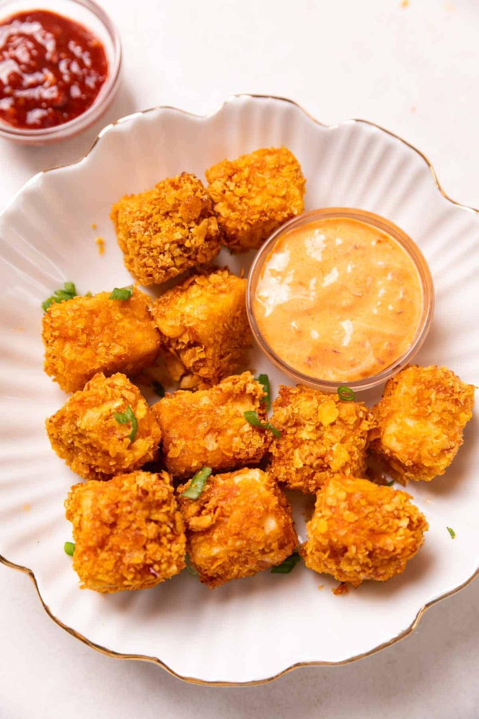Air Fryer Paneer Popcorn
