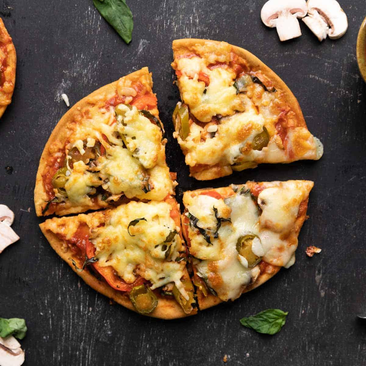 No Yeast Air Fryer Pizza