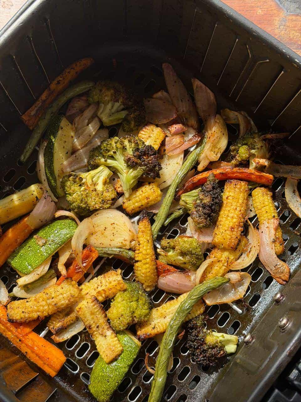 Air Fryer Roasted Veggies