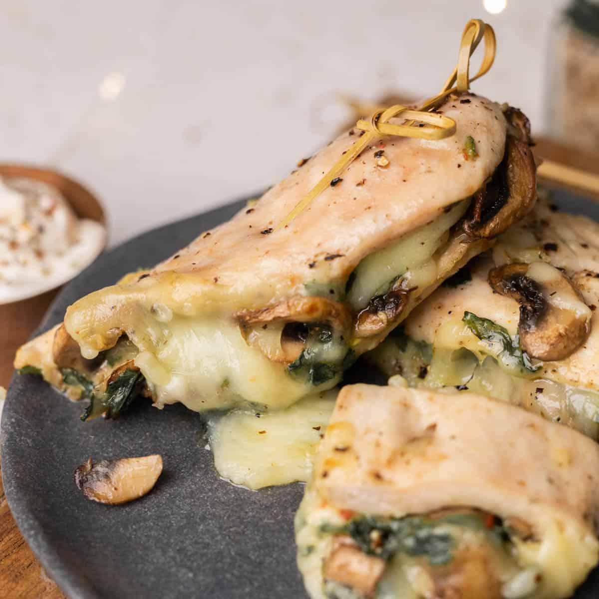 Air Fryer Stuffed Chicken Breasts