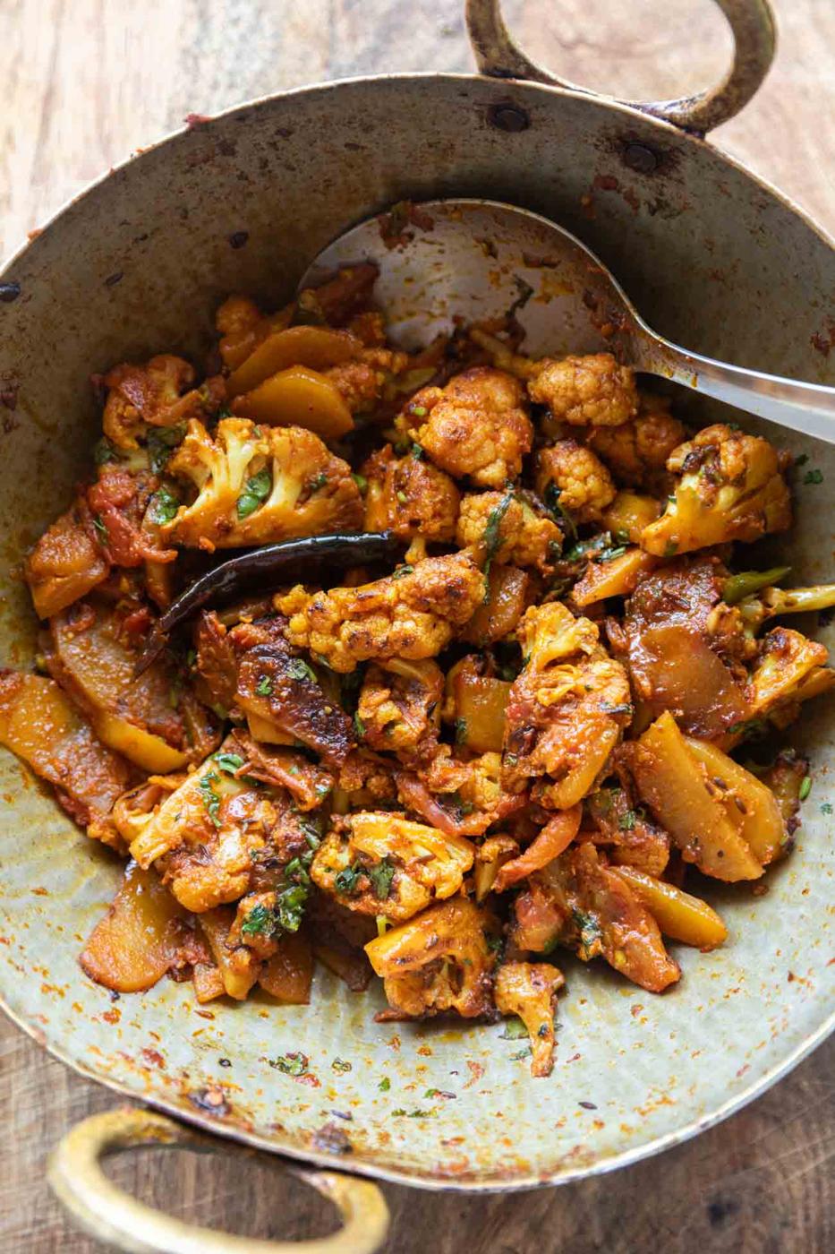 Aloo Gobi Masala (No Onion Garlic)