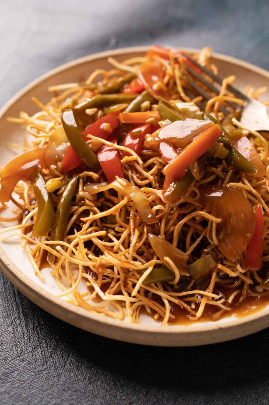 American Chopsuey | Veg Chop Suey