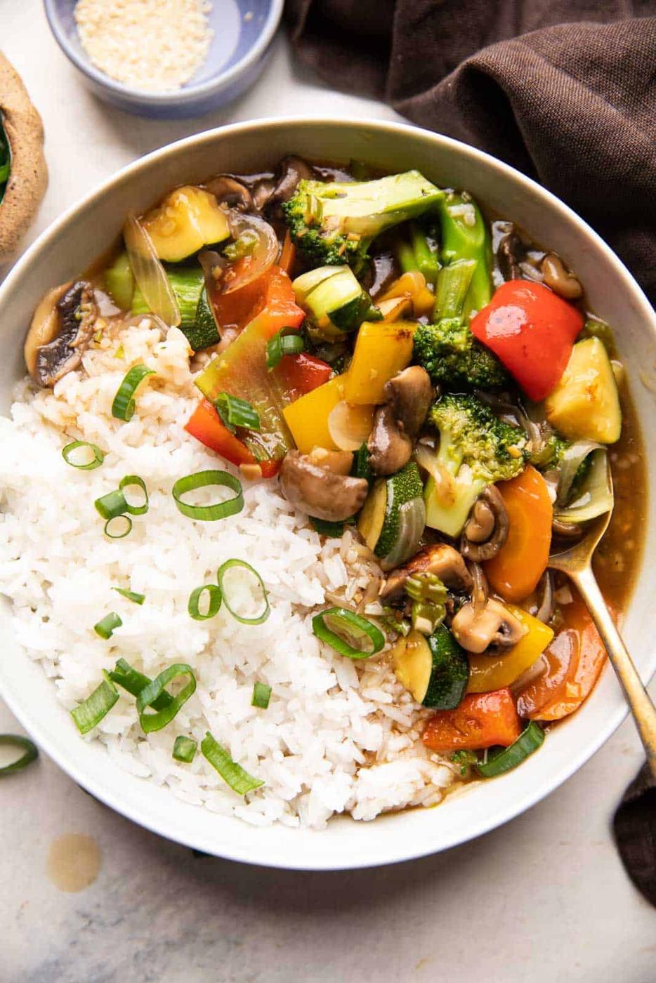Asian Veg Stir Fry – Simple and Delicious!
