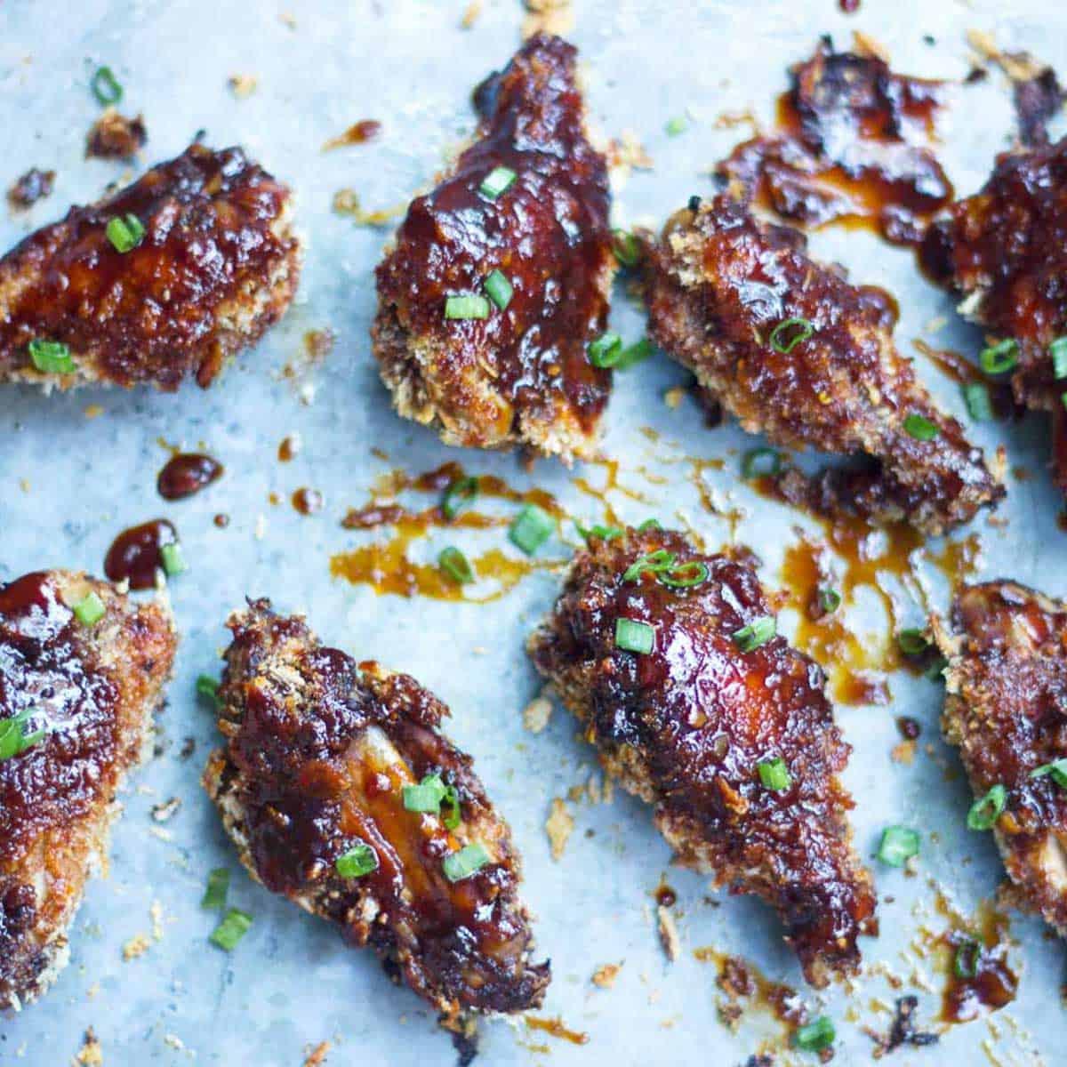 Baked Sticky Chicken Wings
