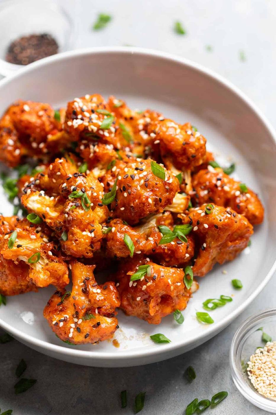 Air Fryer Bang Bang Cauliflower
