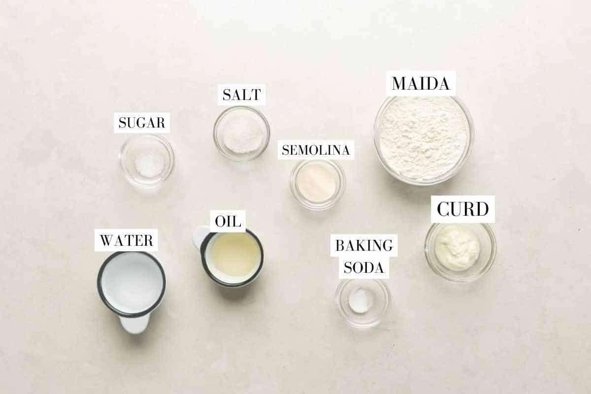 ingredient shot for bhatura