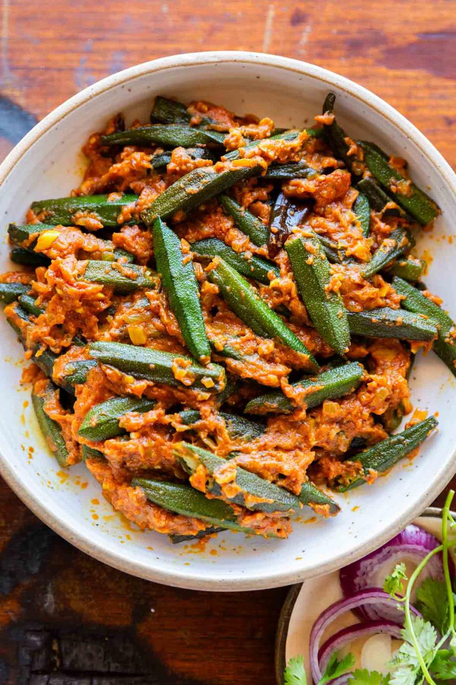 Bhindi Masala Dhaba Style