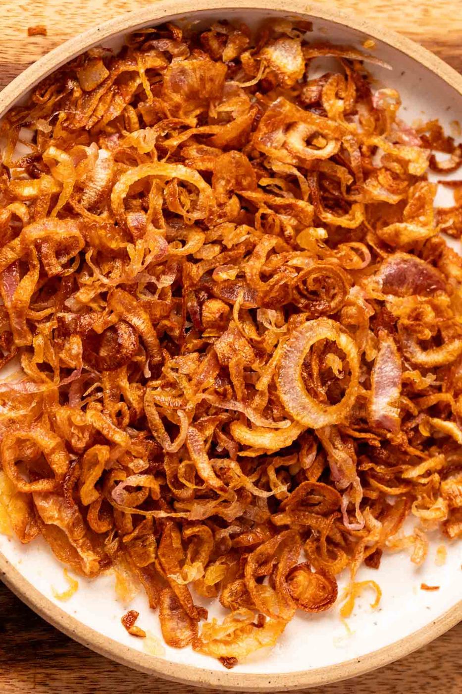 birista made in microwave and served on a plate