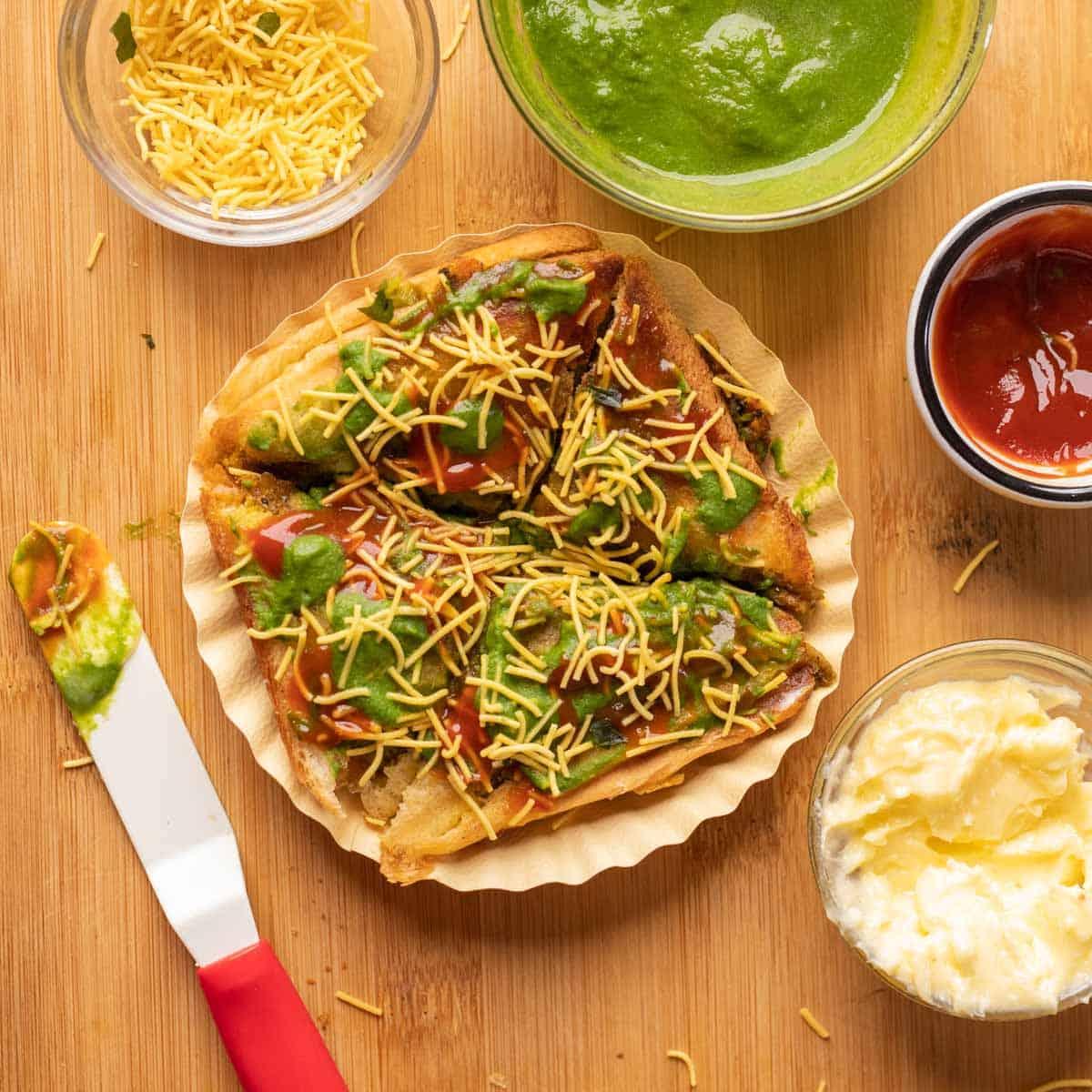 Bombay Sandwich Toast | Toasted Sandwich