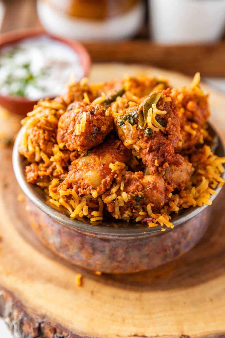 Boneless Chicken Biryani | Meghana Style