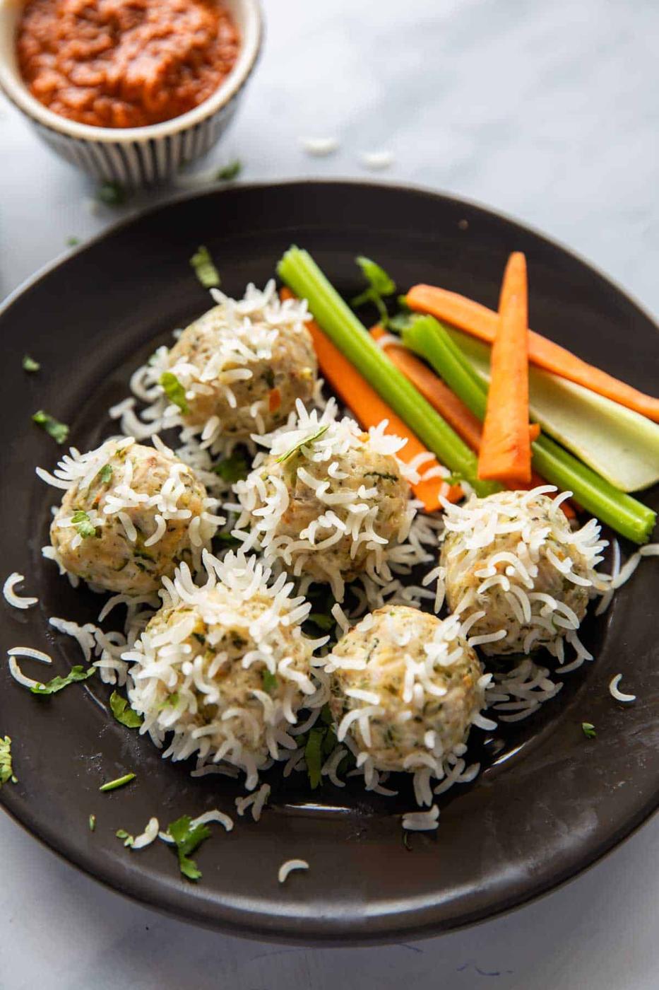 Chicken Porcupine Meatballs