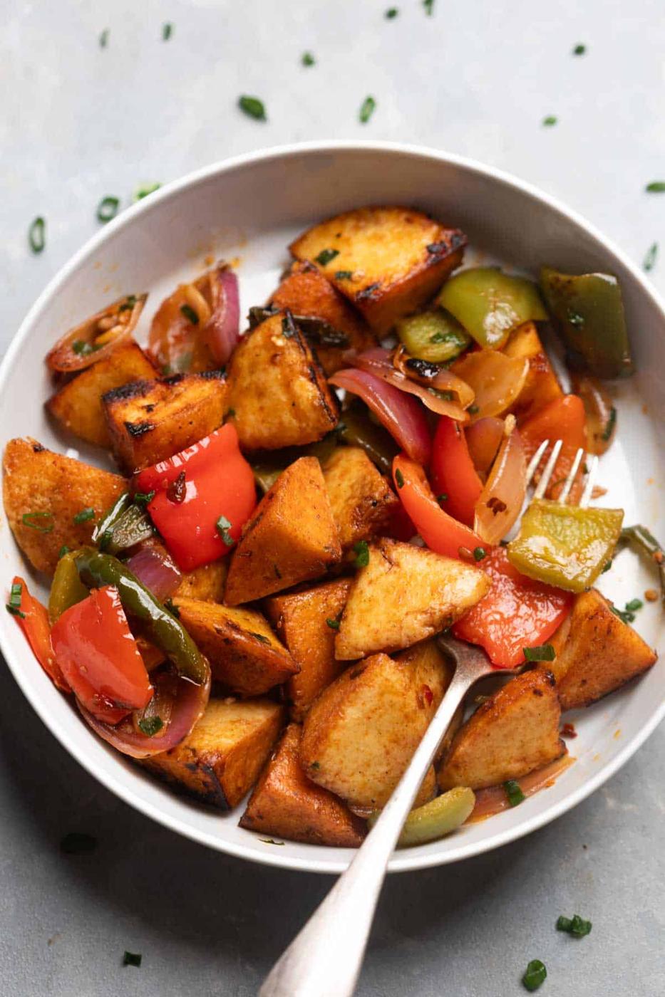 Chilli Idli Fry | Indo-Chinese Chilli Idli