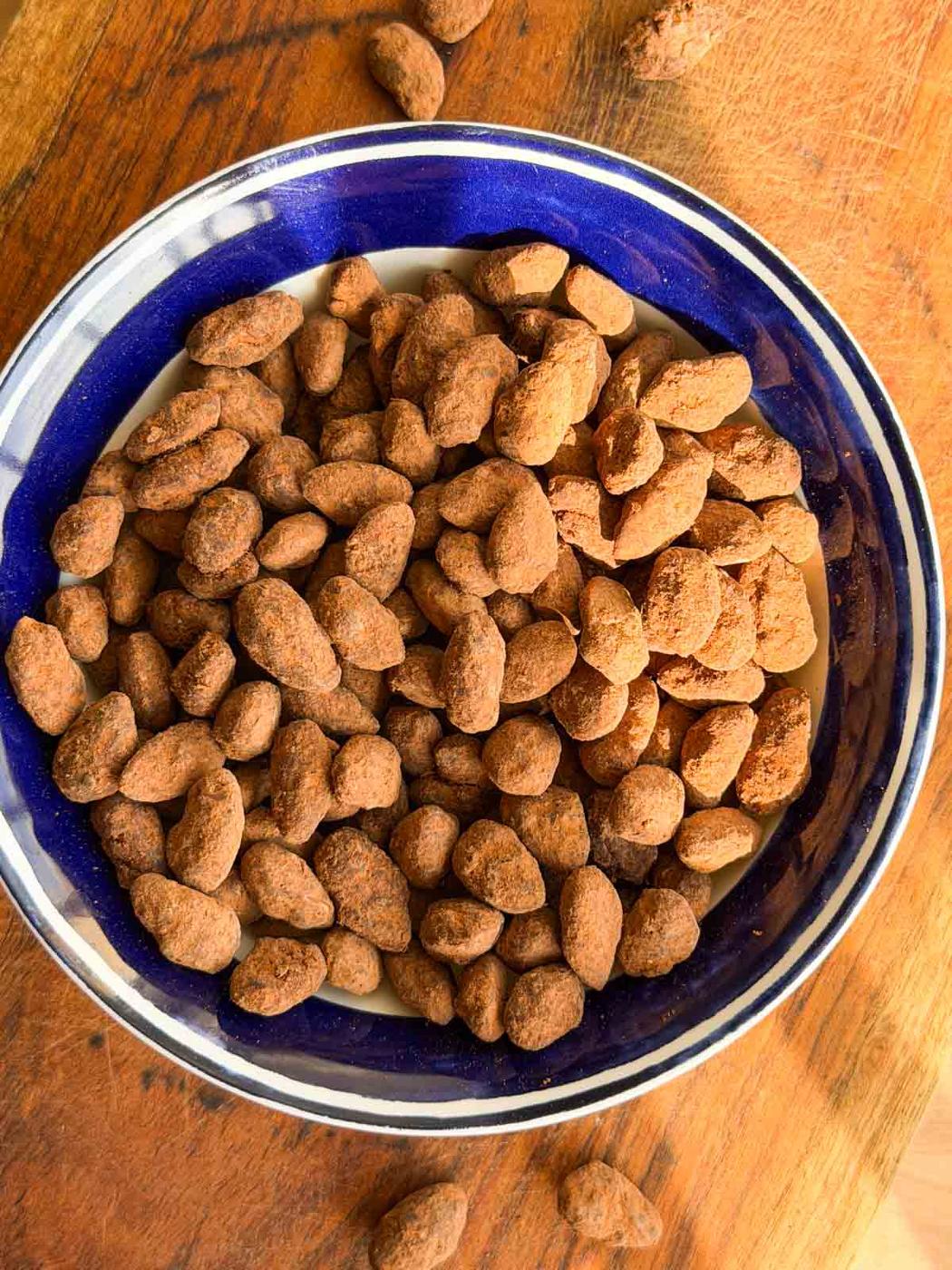 Chocolate Covered Almonds in the air fryer