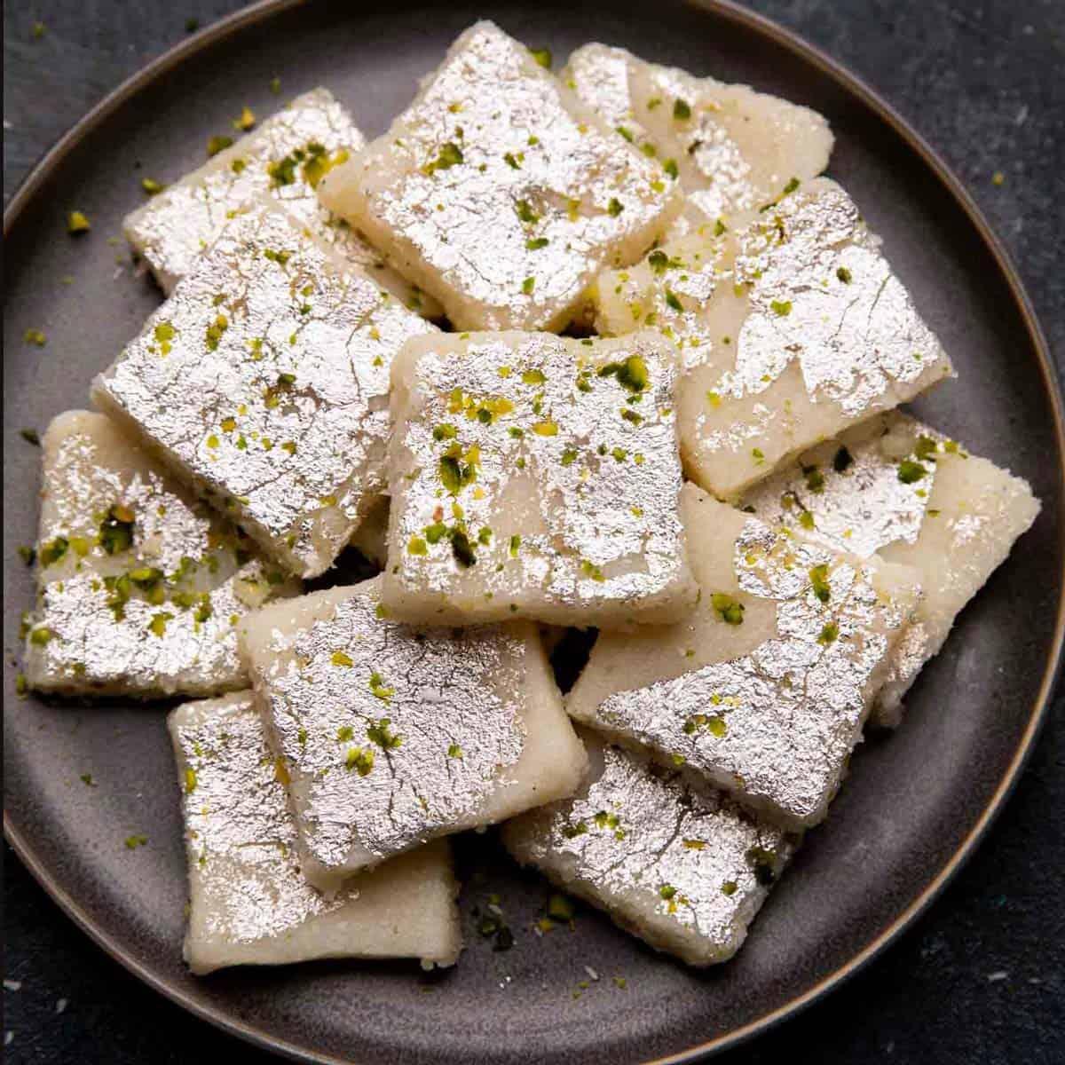 Coconut Barfi (Nariyal Burfi)