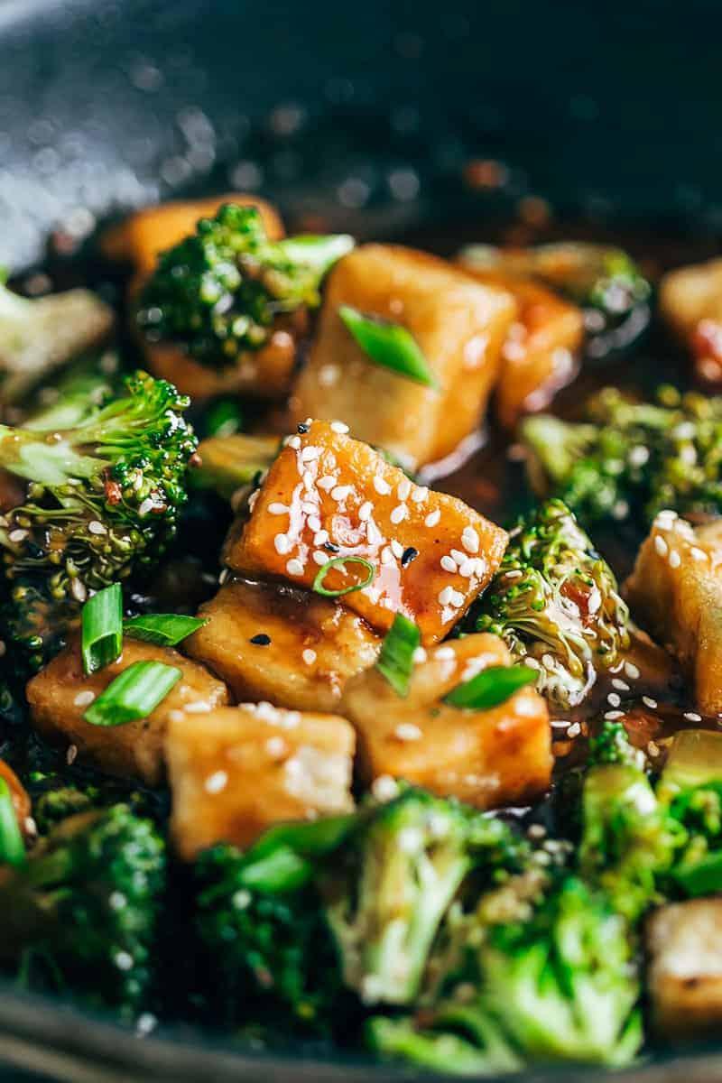 Crispy Tofu Broccoli Stir Fry
