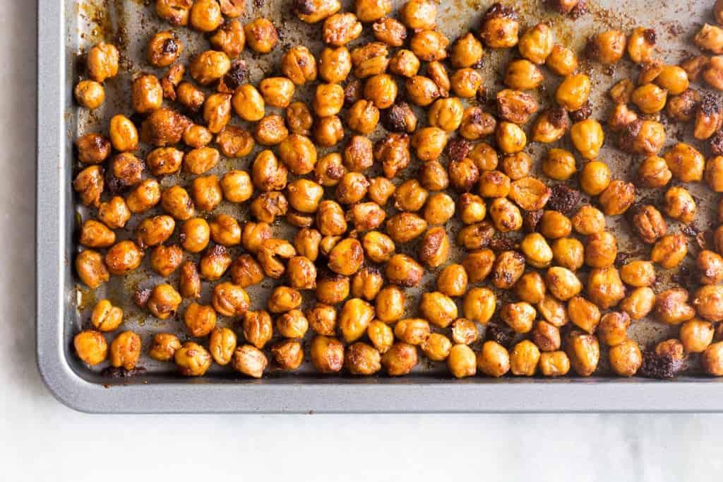 Crunchy Roasted Indian Masala Chickpeas
