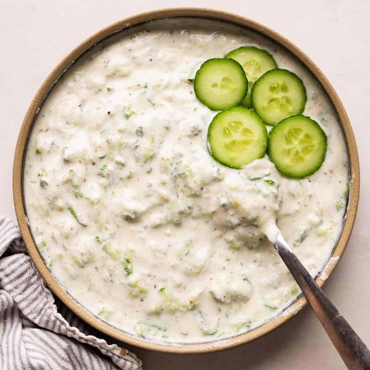 Cucumber Raita (Kheere ka Raita)