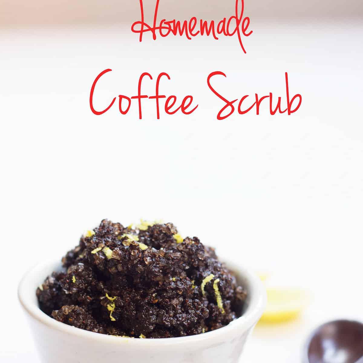 DIY Homemade Coffee Scrub