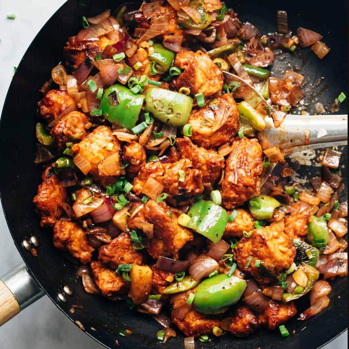 Easy Chinese Chilli Chicken Dry