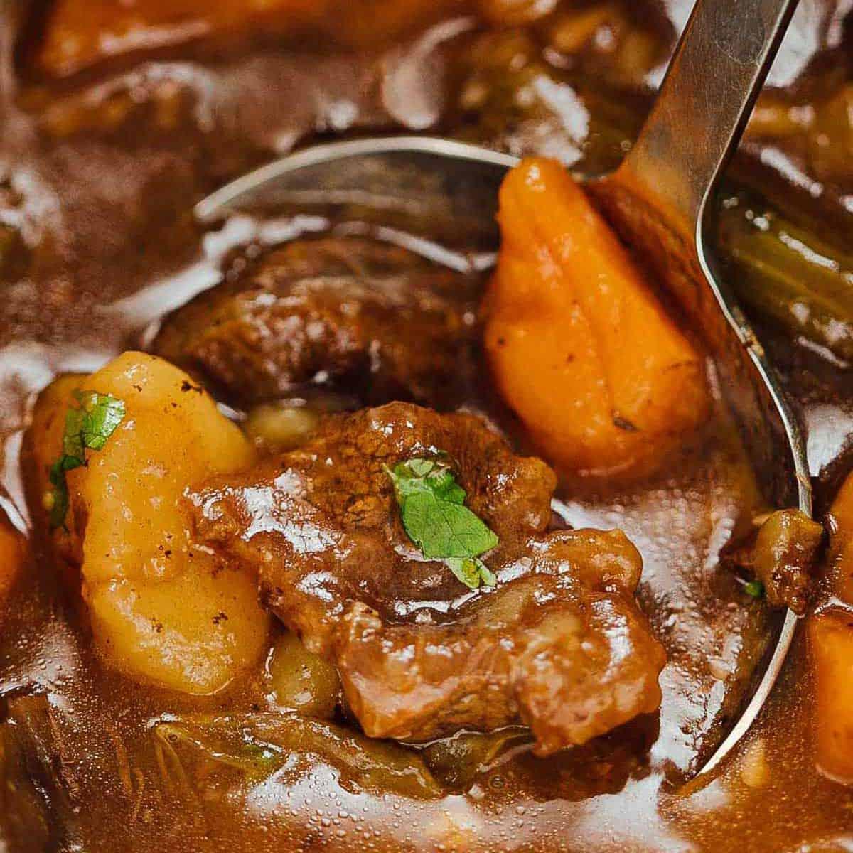 Easy Instant Pot Beef Stew (Pressure Cooker Recipe)