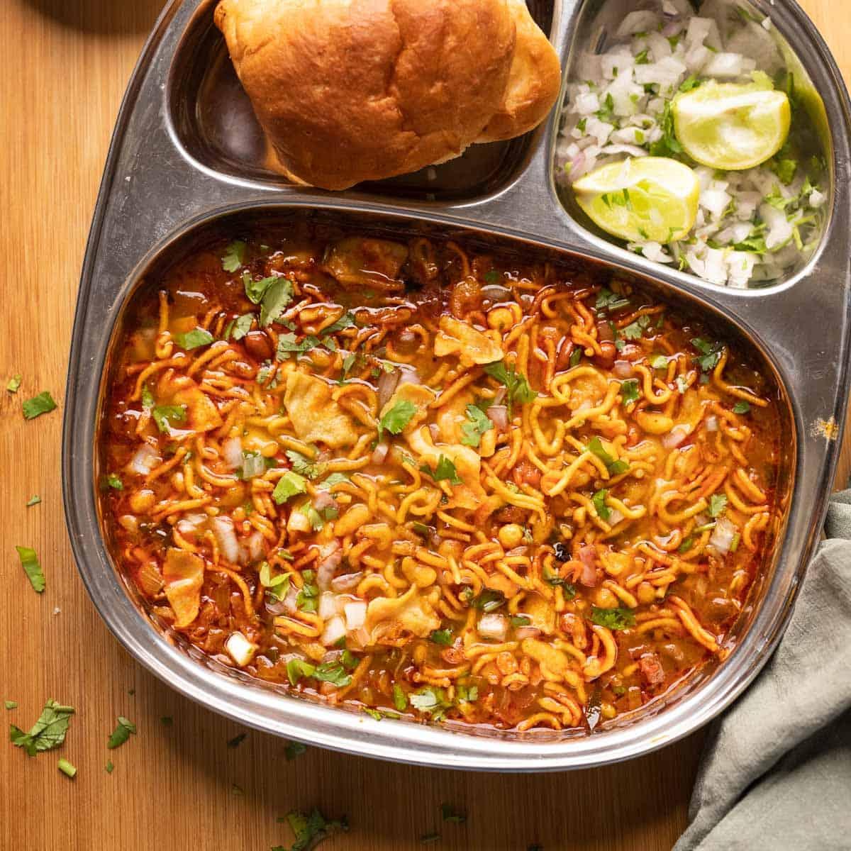 Easy Misal Pav Recipe