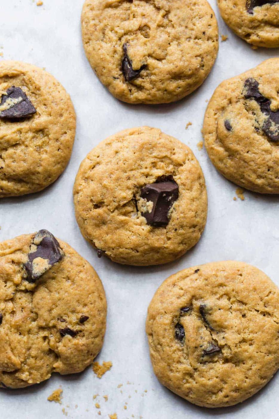 Eggless Chocolate Chip Cookies