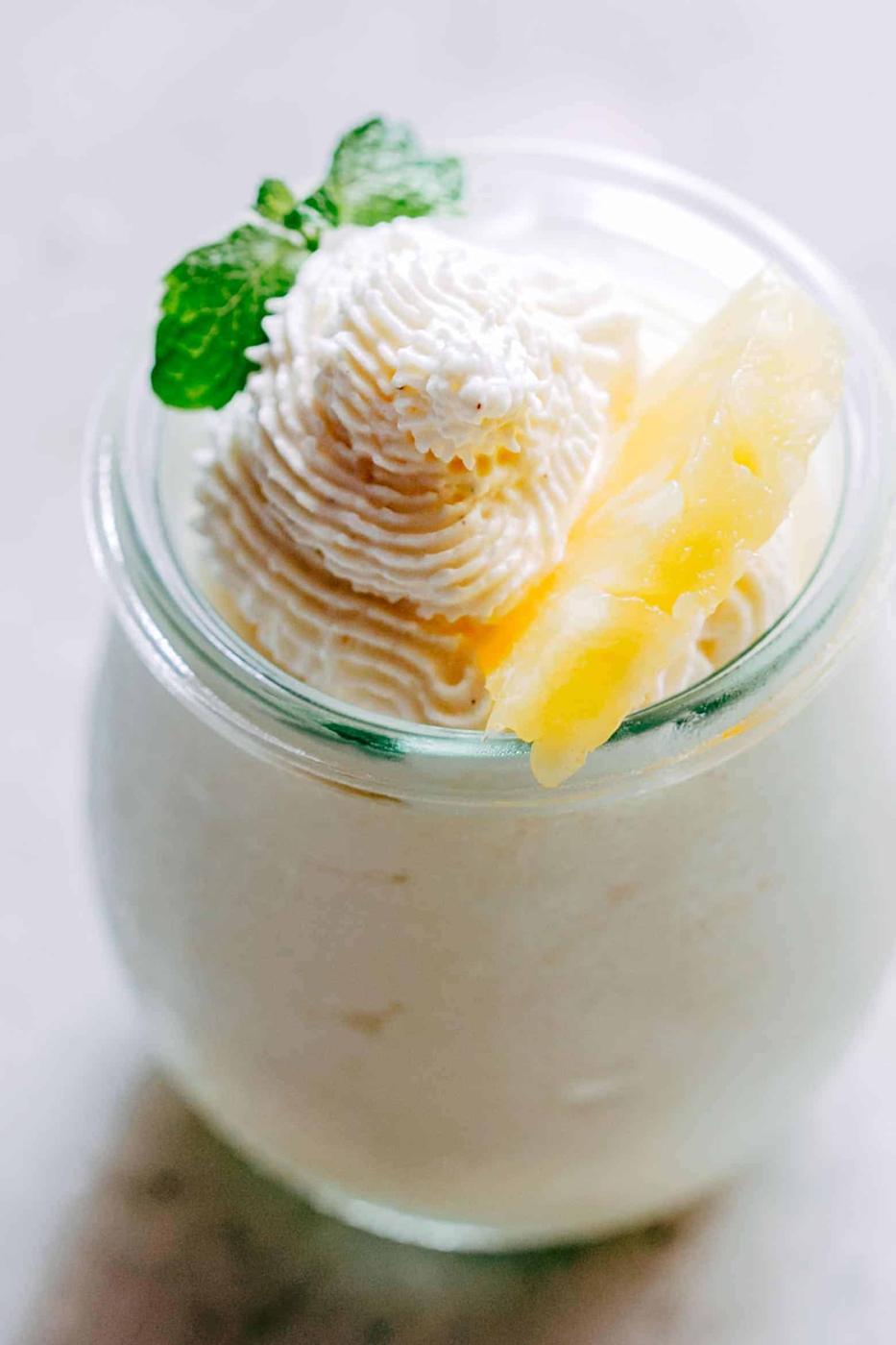 Eggless Pineapple Mousse – Fresh and Tasty