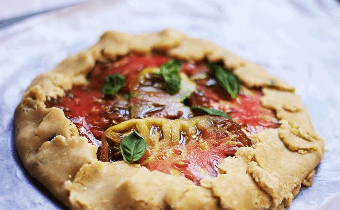fancy tomato pie