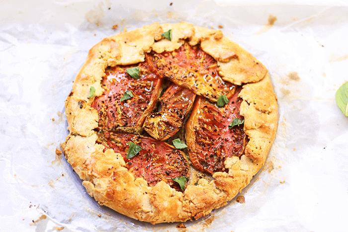 fancy tomato pie