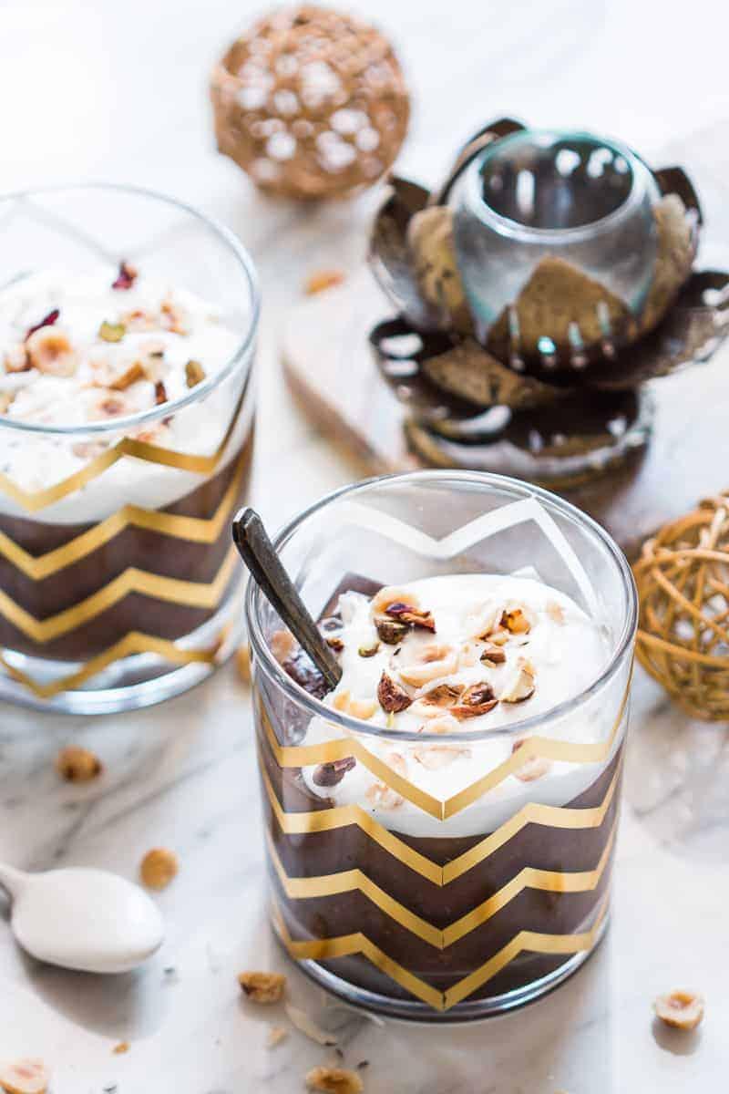 Festive Chocolate Rice Kheer (Pudding)