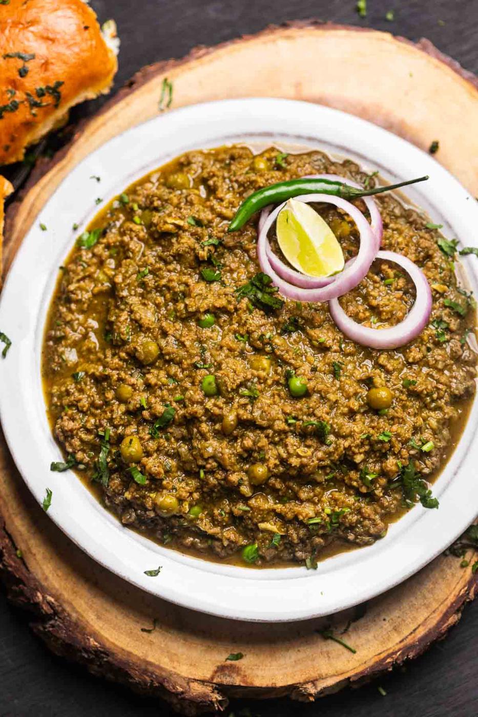 Green Keema Masala | Irani Keema
