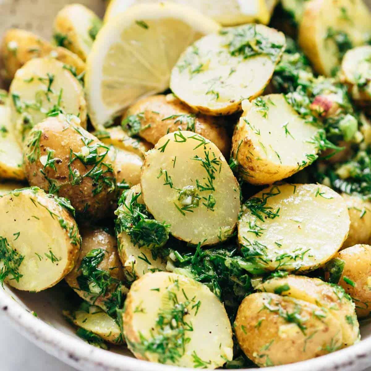 Healthy Lemon Dill Potato Salad (No Mayo)