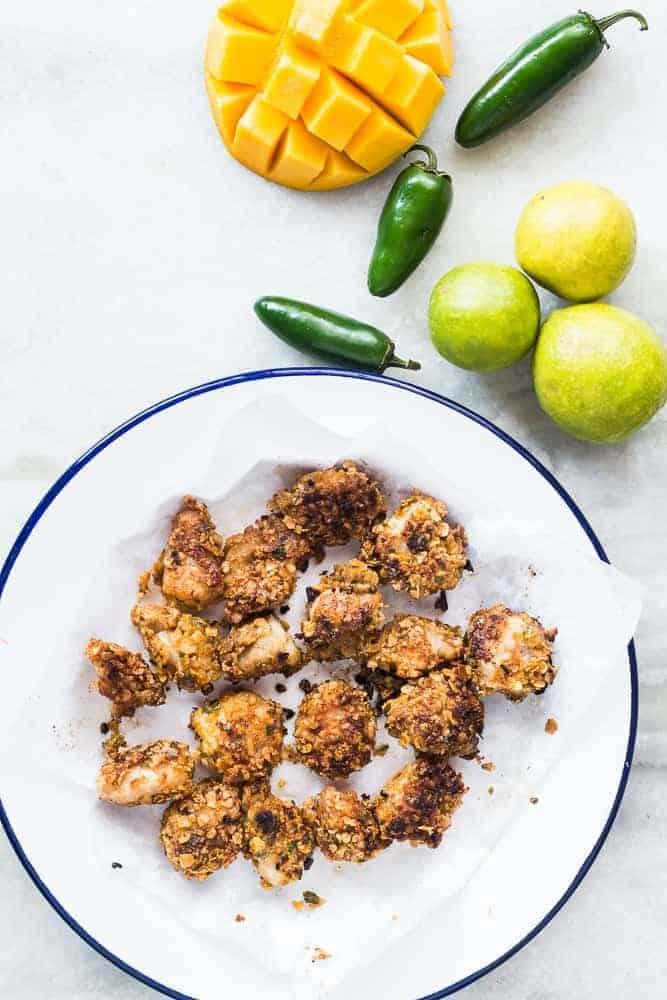 This recipe for super easy, healthy oats crusted fish tacos takes ONLY 15 mins from start to finish. Use cod, tilapia, red snapper or any other white fish. Instead of the usual cabbage slaw, I topped these with cilantro mango salsa for extra zing! Perfect for your next dinner/barbecue this summer!