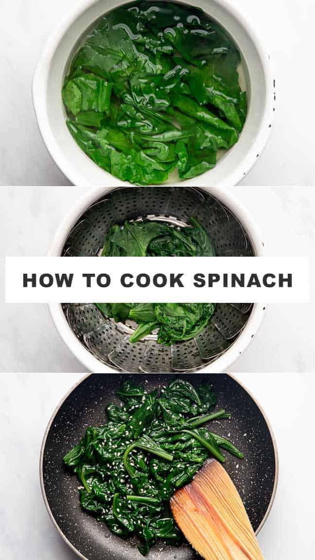 How to cook Spinach 3 Ways + freezing instructions