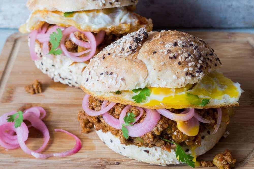 Keema Pav Burger | Indian Lamb Sloppy Joes