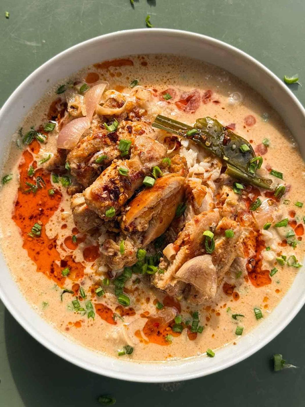 Lemongrass Chicken with Coconut Soup