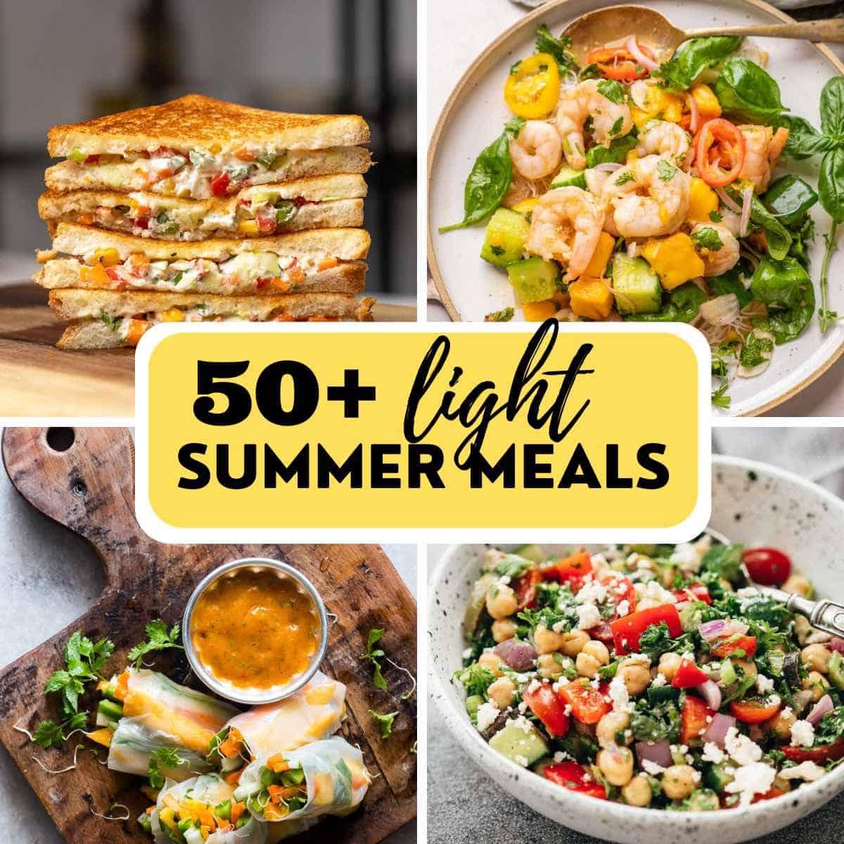 50+ light summer meals for crazy hot days