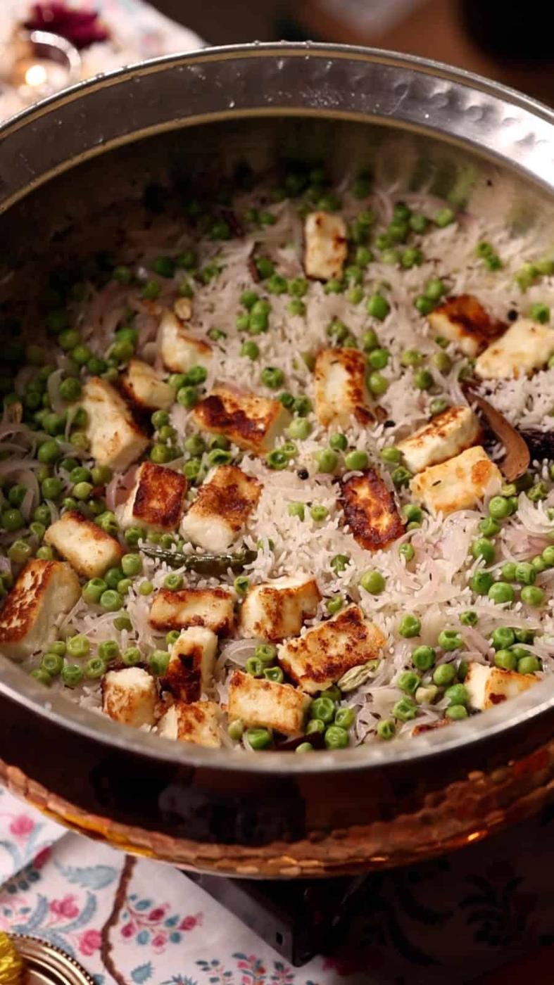 Matar Paneer Pulao