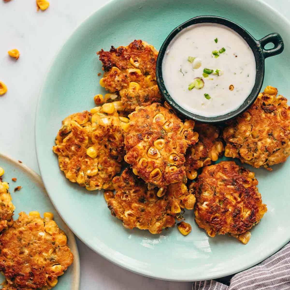 Mexican Corn Fritters – 15 minutes and ready!