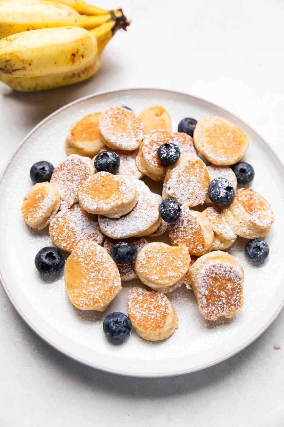 Mini Banana Pancake Bites