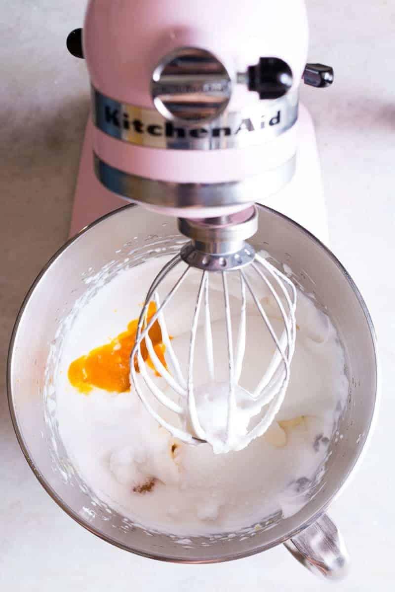 Easy 8 ingredient and no bake mango cheesecake mousse jars are insanely delicious, creamy dessert jars! Perfect weekend treat!
