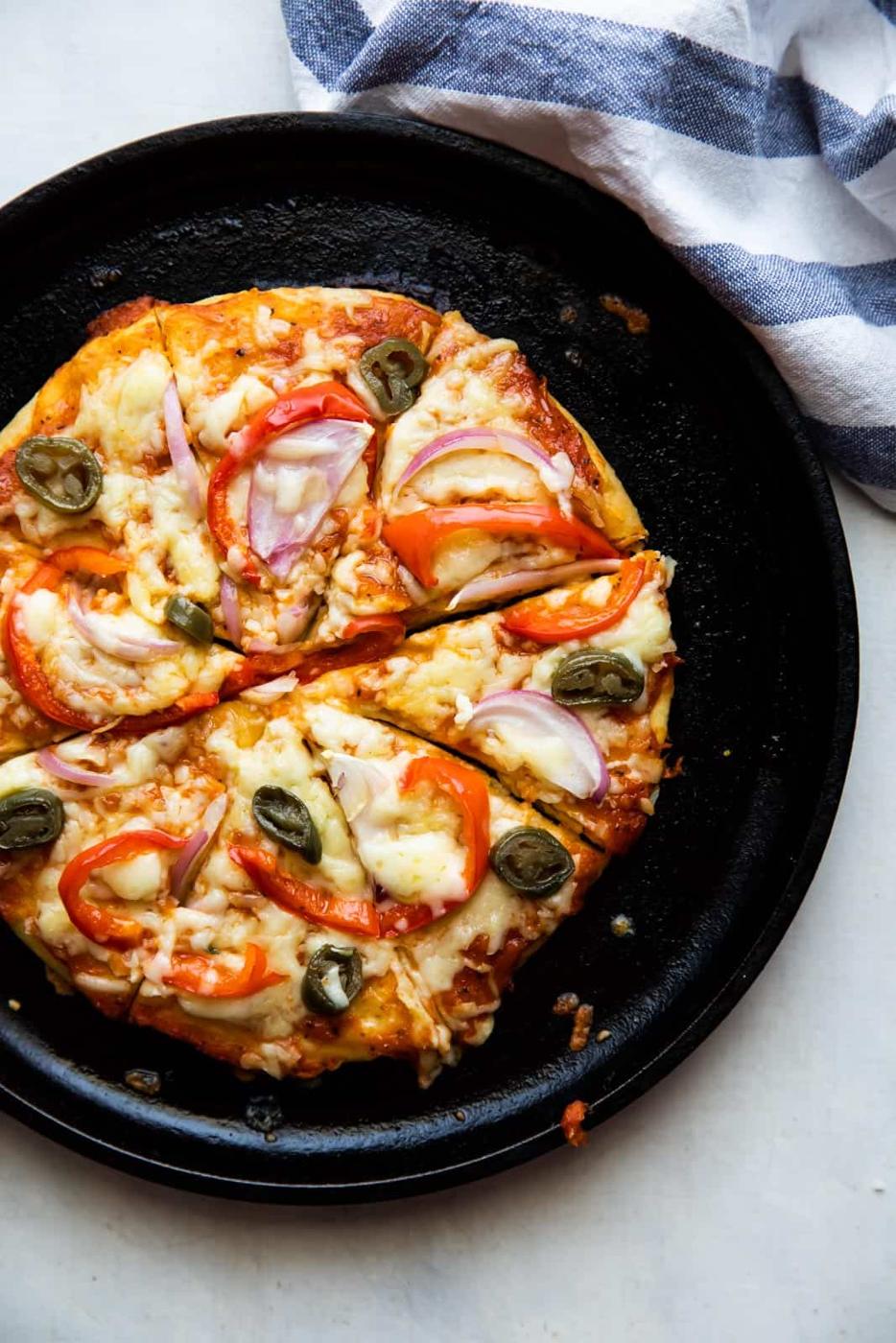 No Yeast Pizza on the stovetop (Magic Dough)