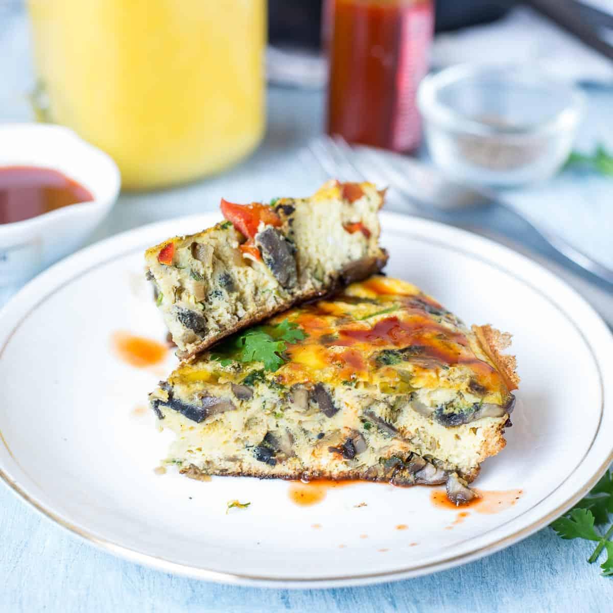 One Pan Indian Masala Omelette Frittata