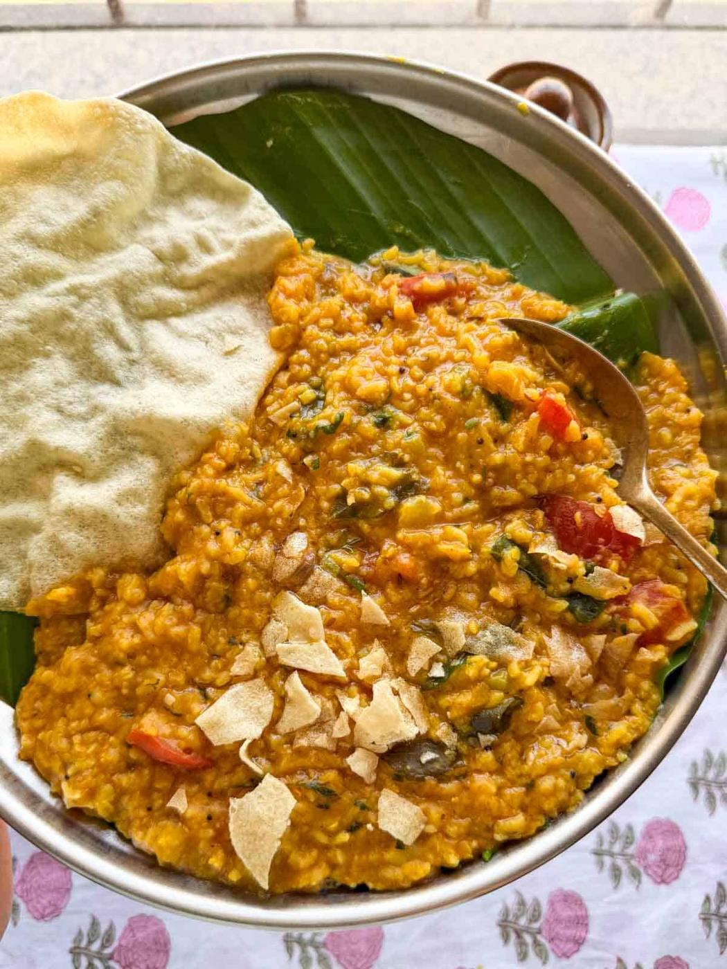One-Pot Sambar Rice | Sambar Sadam