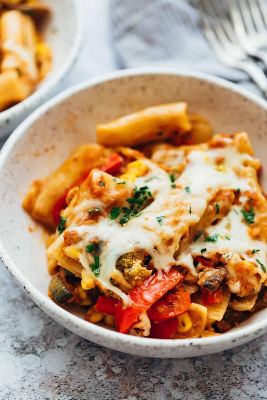 One Pot Vegetable Pasta – only 20 minutes to dinner!