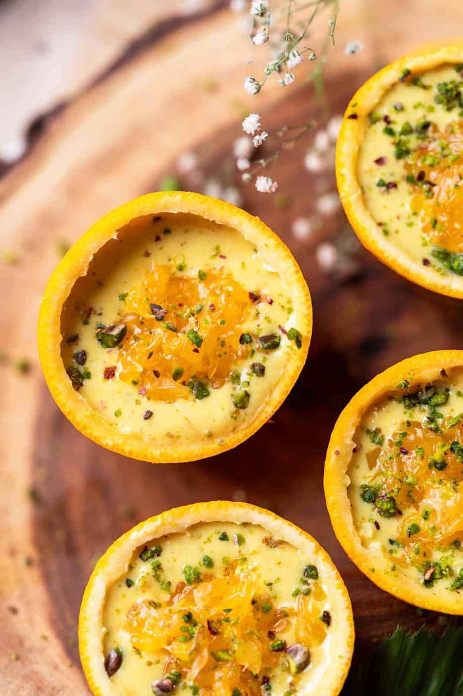 Orange Makhana Pudding