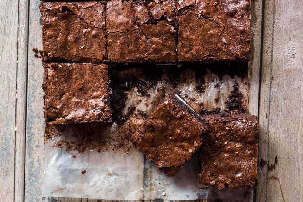 Oreo Stuffed Double Chocolate Brownies
